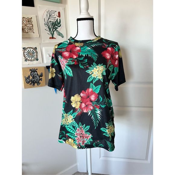 Men’s Floral Elwood Tropical Tee - Picture 2 of 4